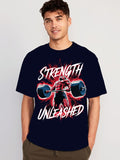 💪 Strength Unleashed Oversized T-Shirt – Vasthr Streetwear Gym Edition