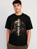 🖤 Vasthr Skull & Roses Oversized Graphic T-Shirt – Dark Streetwear Vibes