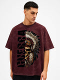Vasthr “GUERRA” Oversized Warrior Skull T-Shirt – Streetwear Meets Power