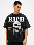 Vasthr “RICH” Oversized T-Shirt – Fearless Streetwear Statement