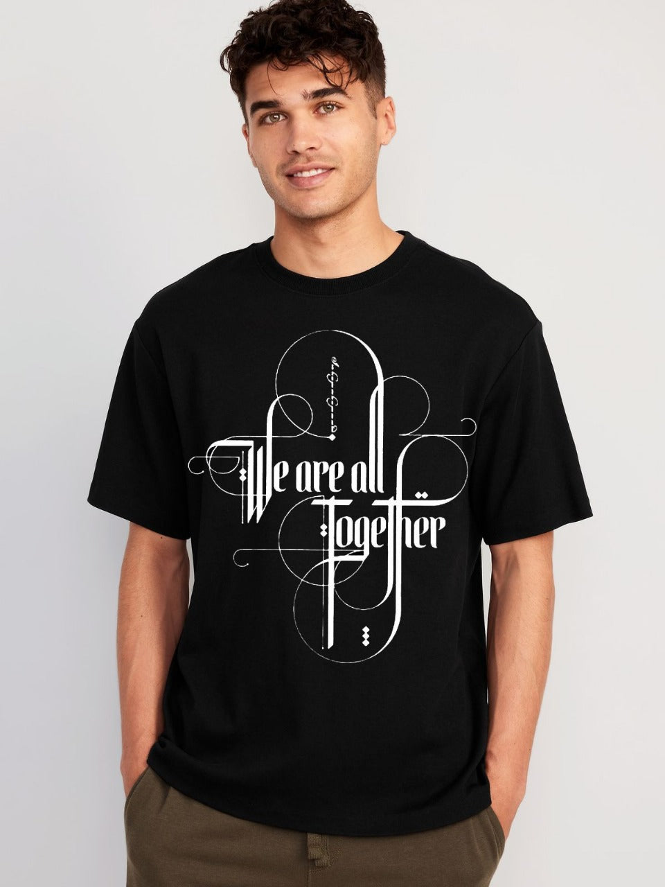 Vasthr “We Are All Together” Oversized T-Shirt – Unity in Style