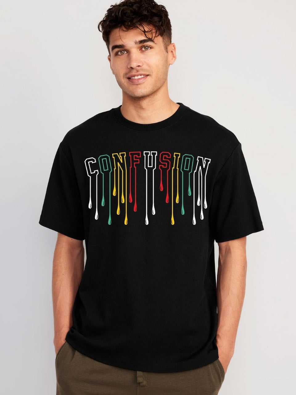 Vasthr “CONFUSION” Oversized T-Shirt – Express the Chaos in Style