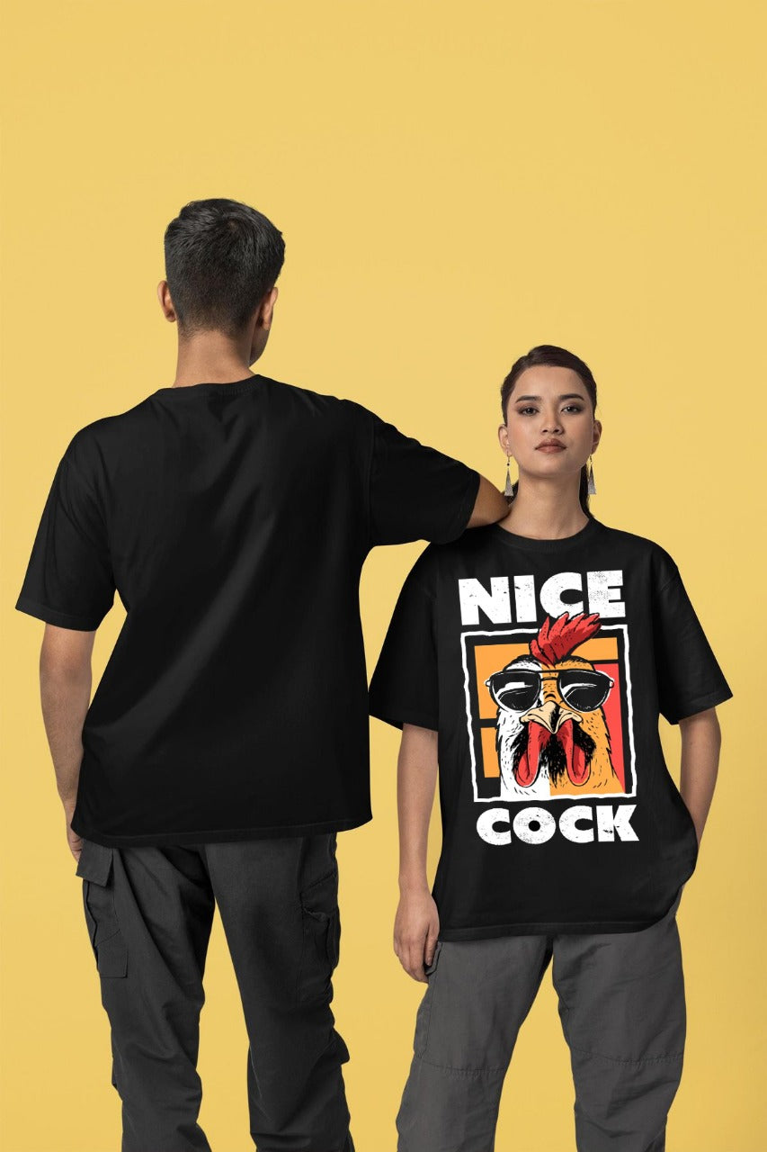 Vasthr “Nice Cock” Oversized T-Shirt – Bold, Fun & Fearlessly Cool