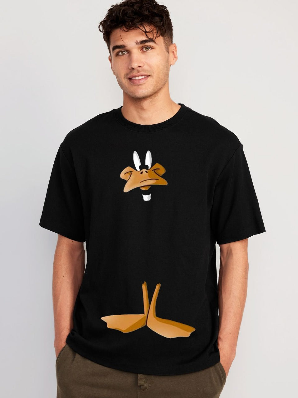 Vasthr “Funny Duck Face” Oversized T-Shirt – Quirky, Fun & Unmissable Streetwear