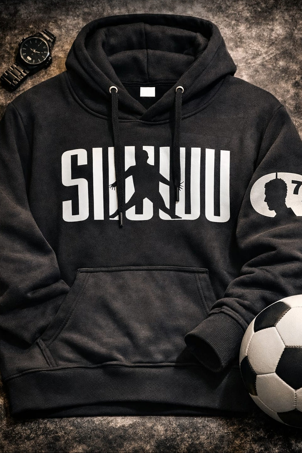 Vasthr CR7 Signature Hoodie – Black