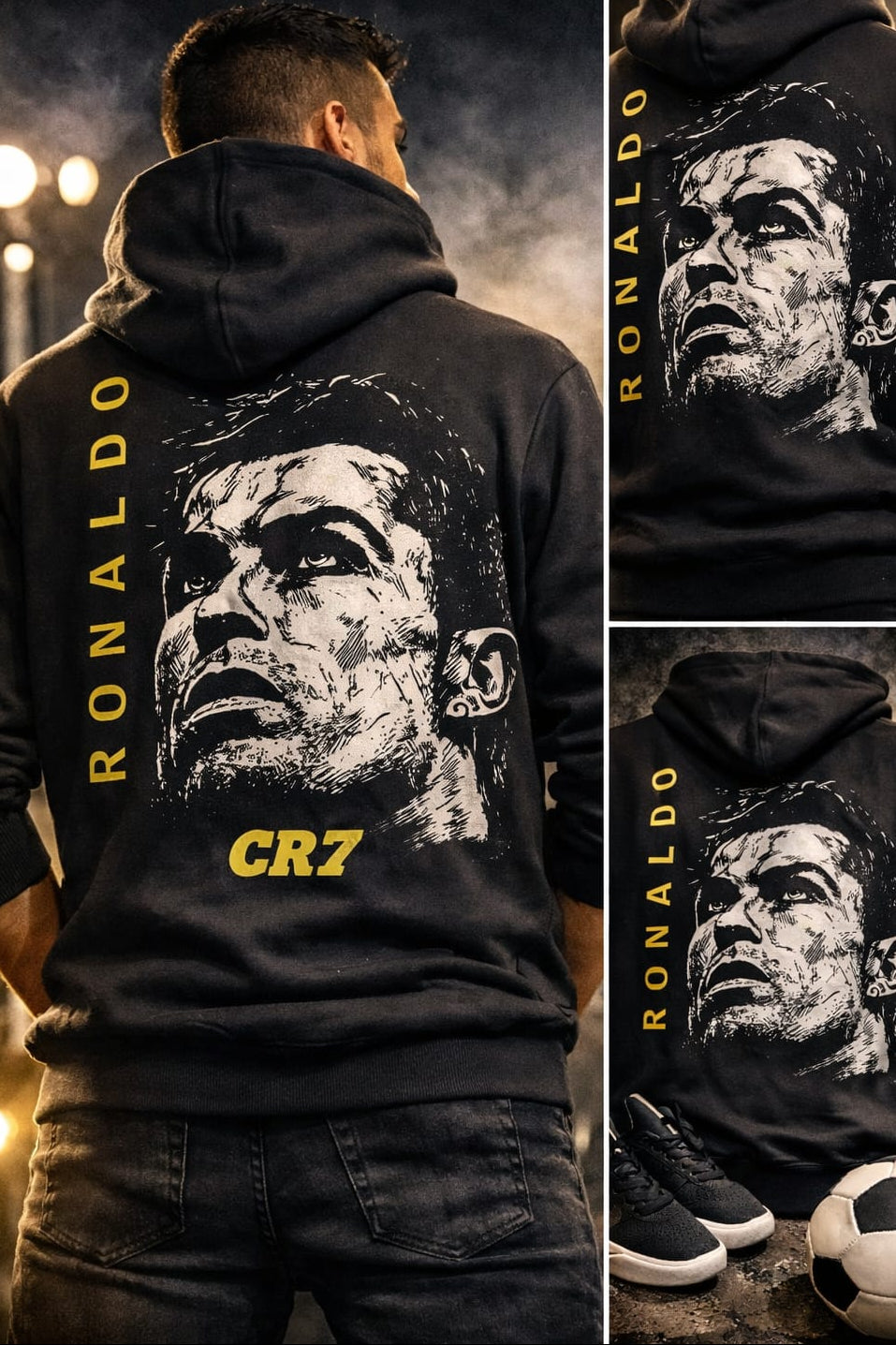 Vasthr CR7 Signature Hoodie – Black