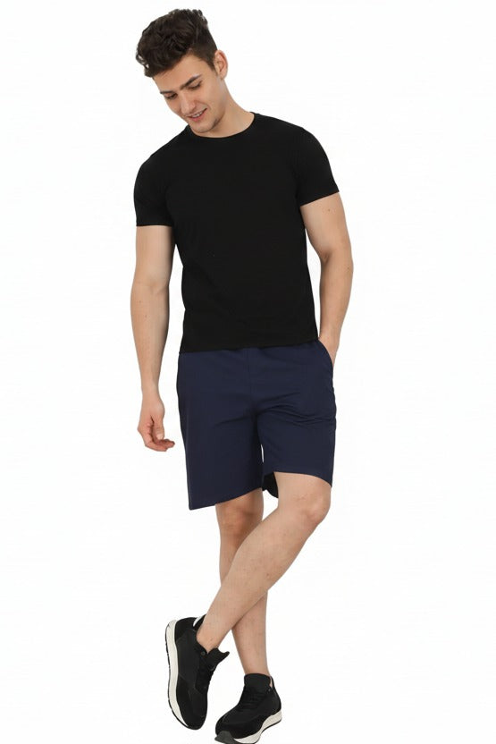 Navy Blue Active Shorts – Performance Edition by Vasthr