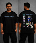 “REHMAN DAKOIT” Oversized Graphic T-Shirt – Black by Vasthr