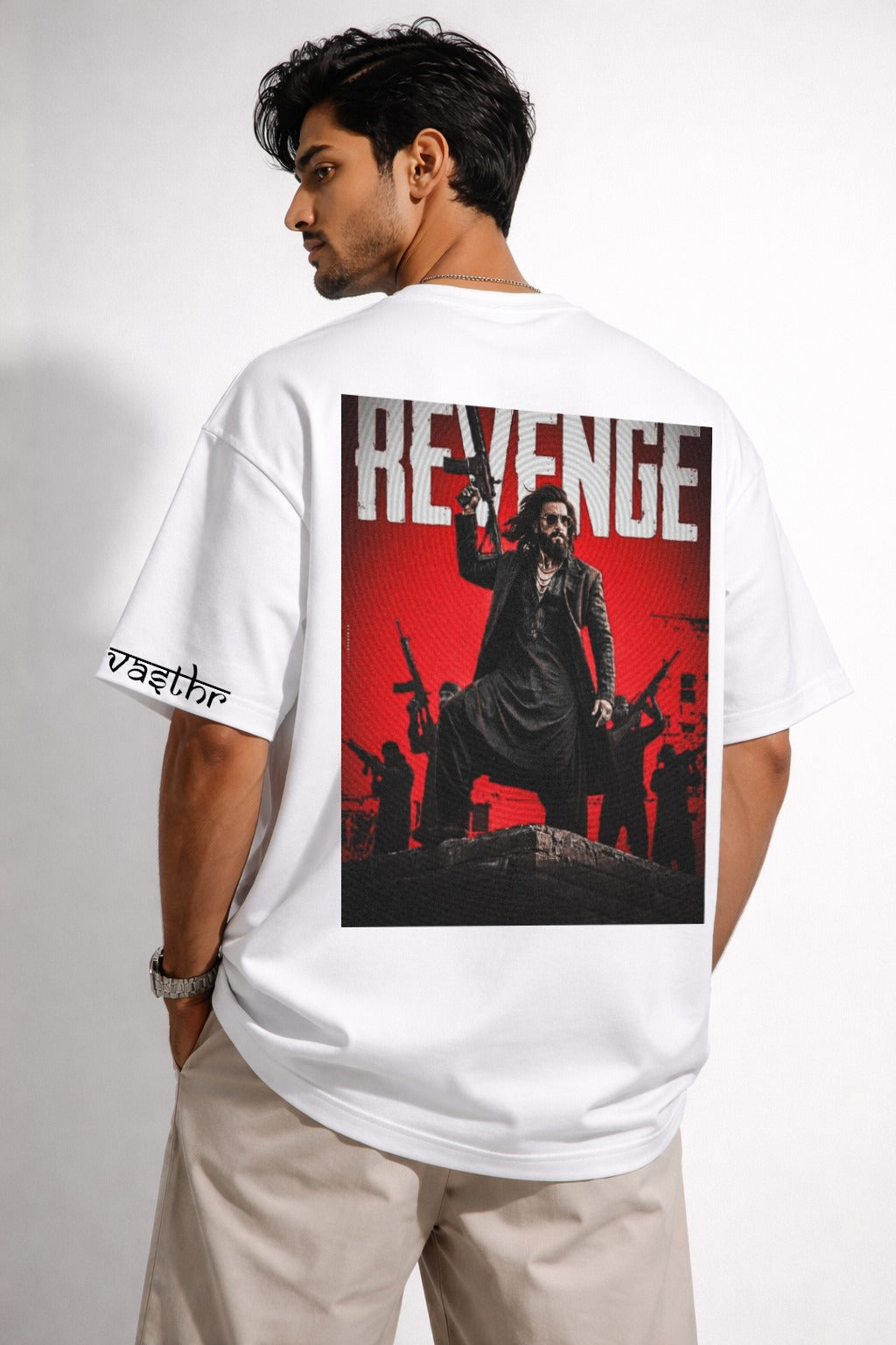 “REVENGE” Oversized Graphic T-Shirt by Vasthr