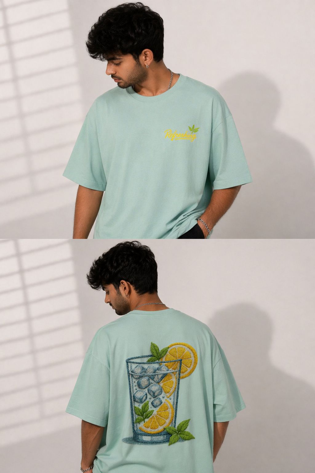 Lemonade Breeze Oversized T-Shirt by Vasthr