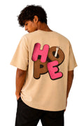 Vasthr “HOPE” Oversized T-Shirt – Desert Beige
