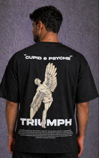 Vasthr “Cupid & Psyche – Triumph” Oversized T-Shirt (Black)