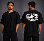 Vasthr “Not My Voicemail” Oversized T-Shirt (Black)