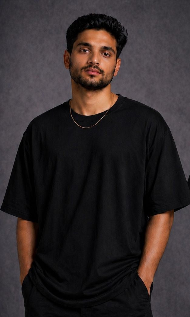 Vasthr “Not My Voicemail” Oversized T-Shirt (Black)