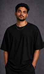 Vasthr “Not My Voicemail” Oversized T-Shirt (Black)