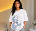 Vasthr “SHARK STACK” Oversized T-Shirt (White)