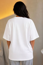 Vasthr “SHARK STACK” Oversized T-Shirt (White)