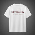 “MISSIONARY” Oversized T-Shirt (White)
