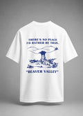 Vasthr “BEAVER VALLEY” Oversized T-Shirt (White)
