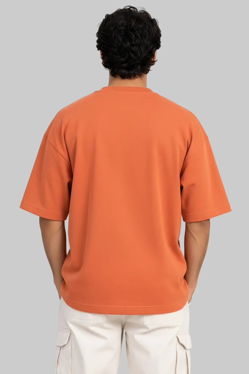 CHEETAH Oversized T-Shirt - Burnt Orange - Vasthr