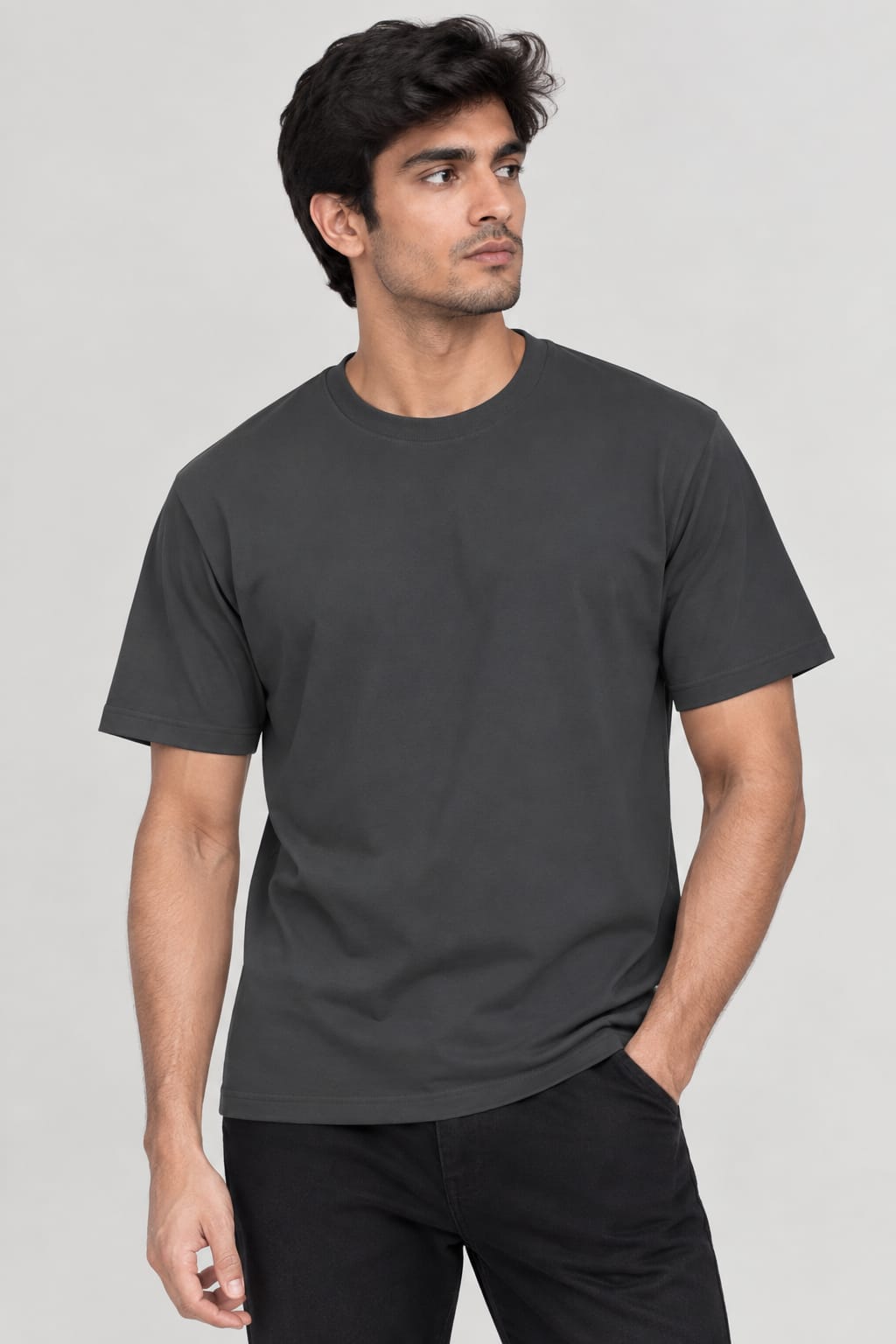 Essential Charcoal Grey T-Shirt - Vasthr