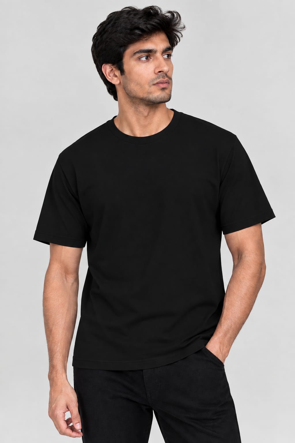 Essential Black T-Shirt - Vasthr