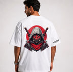 Vasthr Hooded Warrior Oversized T-Shirt – White