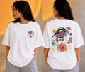Vasthr Cosmic Play Oversized T-Shirt- White