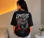 Vasthr “LIMITLESS ROAR” Oversized T-Shirt (Black)