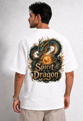 Vasthr “SPIRIT OF THE DRAGON” Oversized T-Shirt (White)
