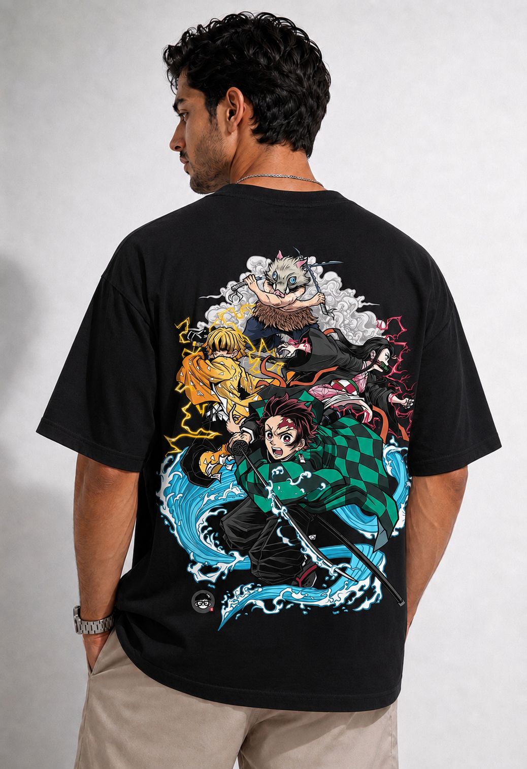 Vasthr “DEMON SLAYER LEGENDS” Oversized T-Shirt (Black)