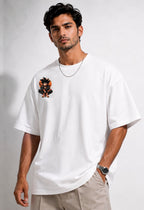 Vasthr “GOKU – SAIYAN AWAKENING” Oversized T-Shirt (White)