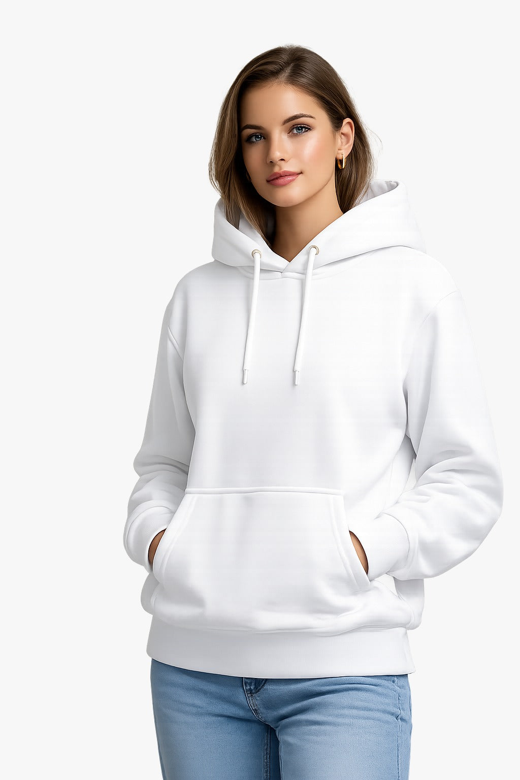 Vasthr Essential White Hoodie – Clean Streetwear Staple - Vasthr