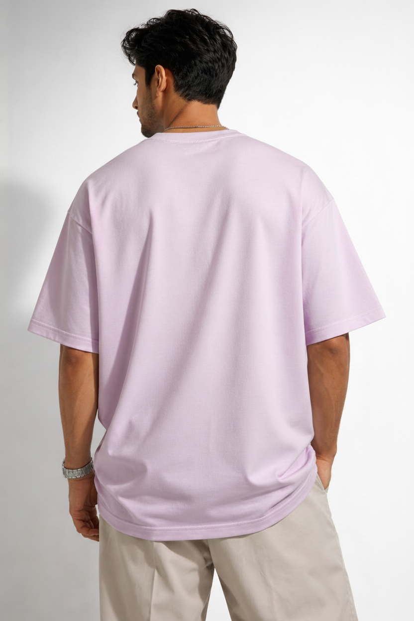 Vasthr Evil Eyes Oversized T-Shirt (Lilac)