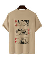 Vasthr x  Anime One Piece "Monster Trio" Manga Panel T-Shirt - Khaki