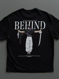 Vasthr x  Anime Kunai Shadows Anime Platinum Tshirt – White