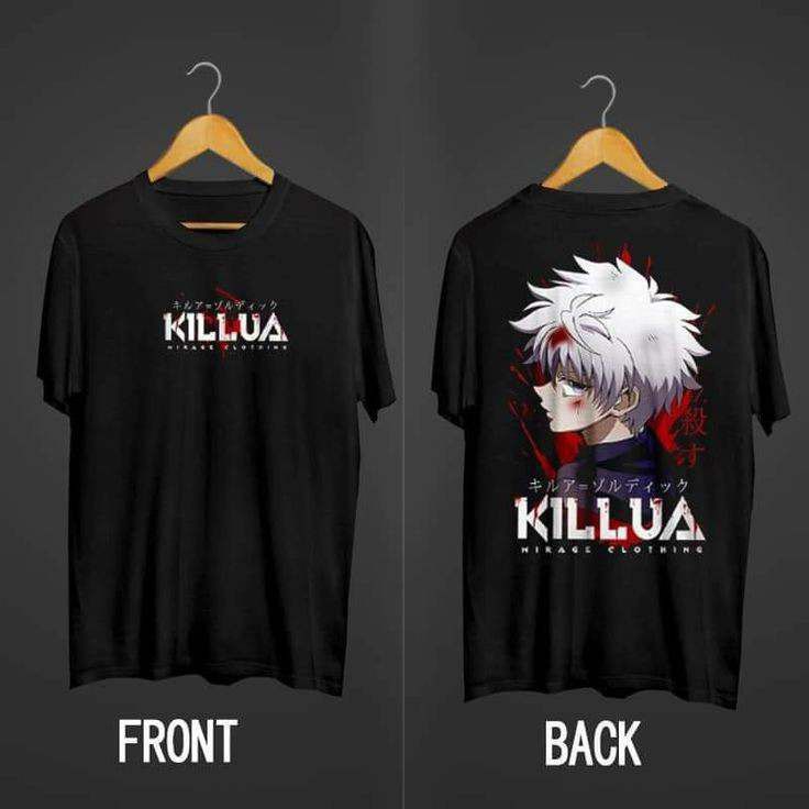 Vasthr x  Anime Killua Assassin Mode Oversize Tshirt – Black