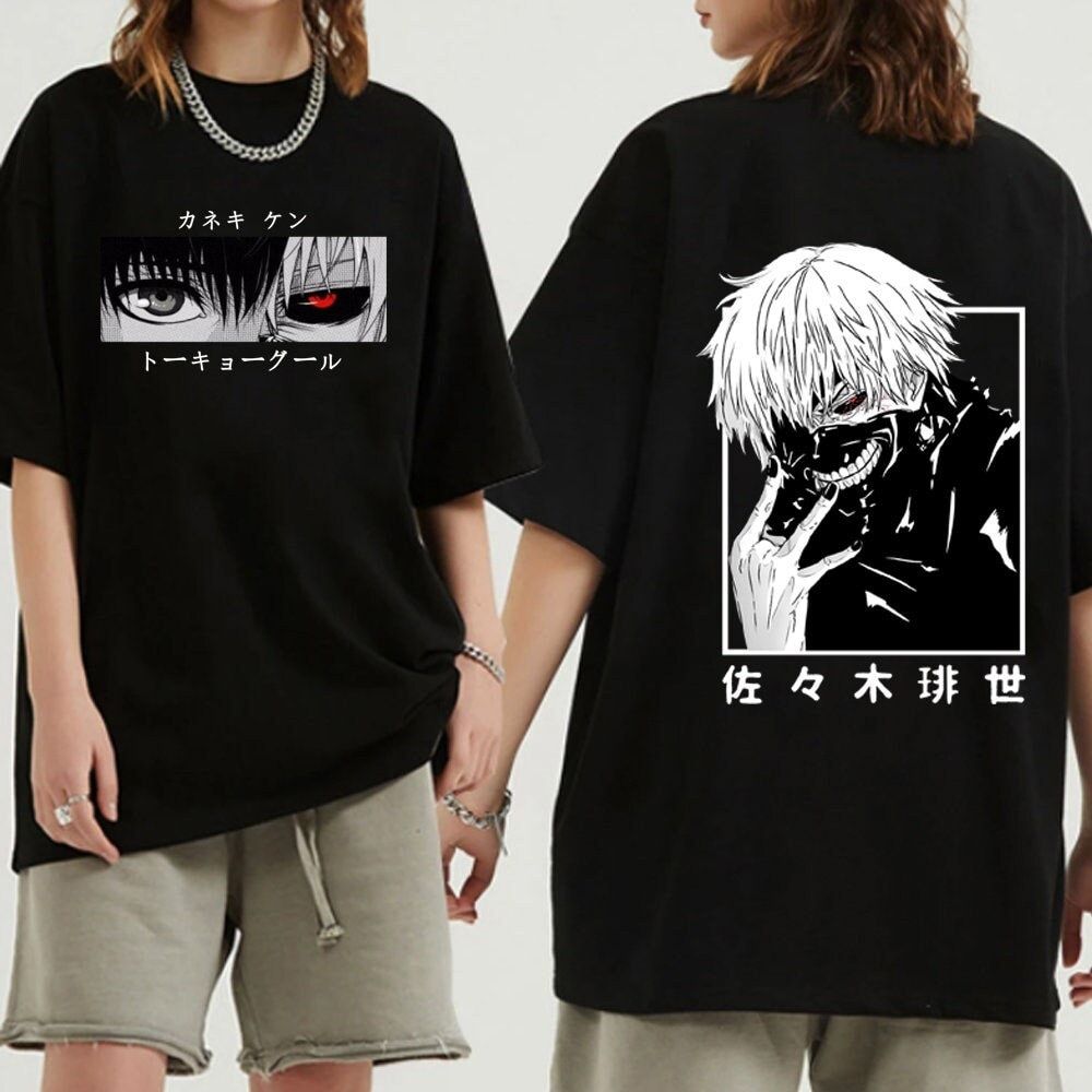 Vasthr x  Anime Kaneki Tokyo Ghoul Oversized Tshirt – Black