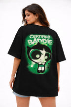 “Certified” Oversized T-Shirt – Digital Chaos Street Edition – Black by Vasthr