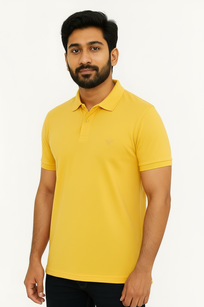 Premium Polo T-Shirt for Men with Vasthr Logo | Soft Cotton Rich Fabric