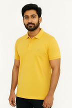 Premium Polo T-Shirt for Men with Vasthr Logo | Soft Cotton Rich Fabric | Collar Tshirt