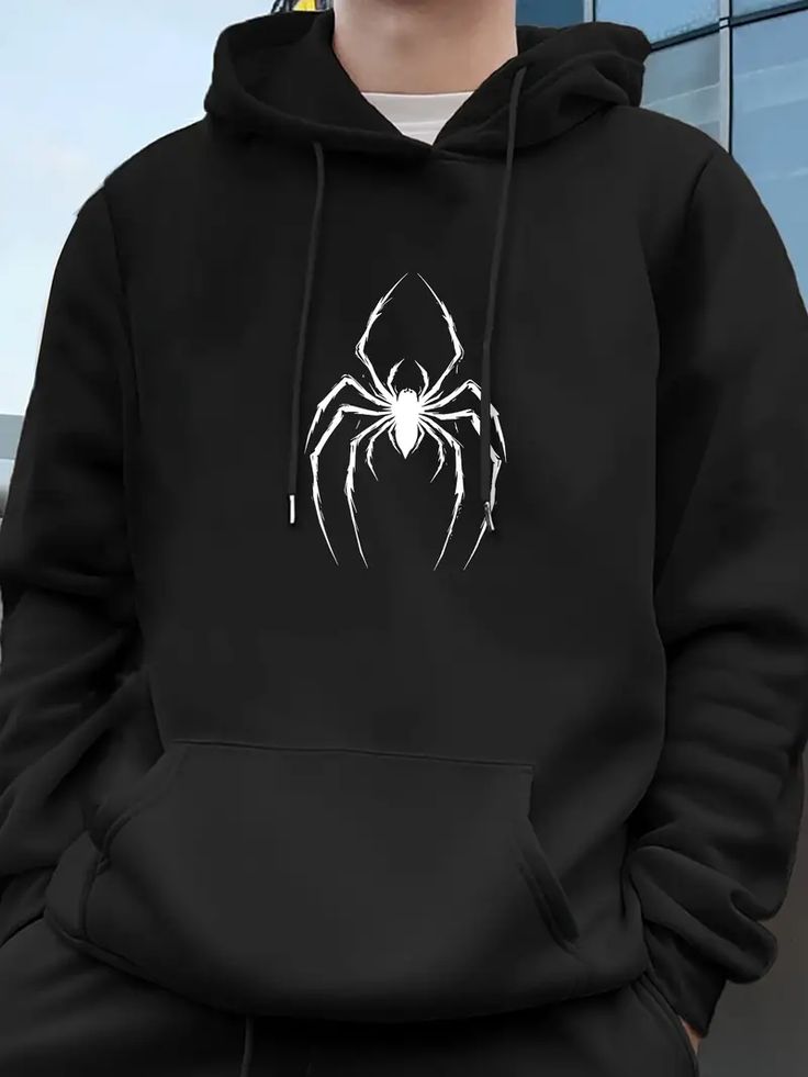 Black Venom Spider Hoodie | Vasthr Streetwear Edition