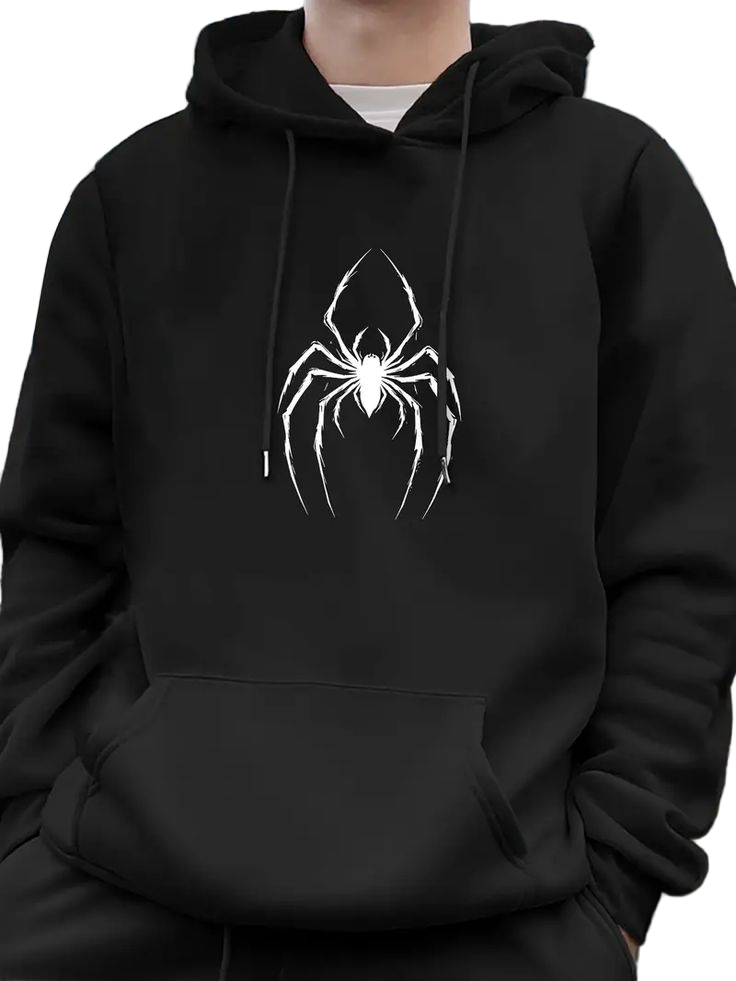 Black Venom Spider Hoodie | Vasthr Streetwear Edition