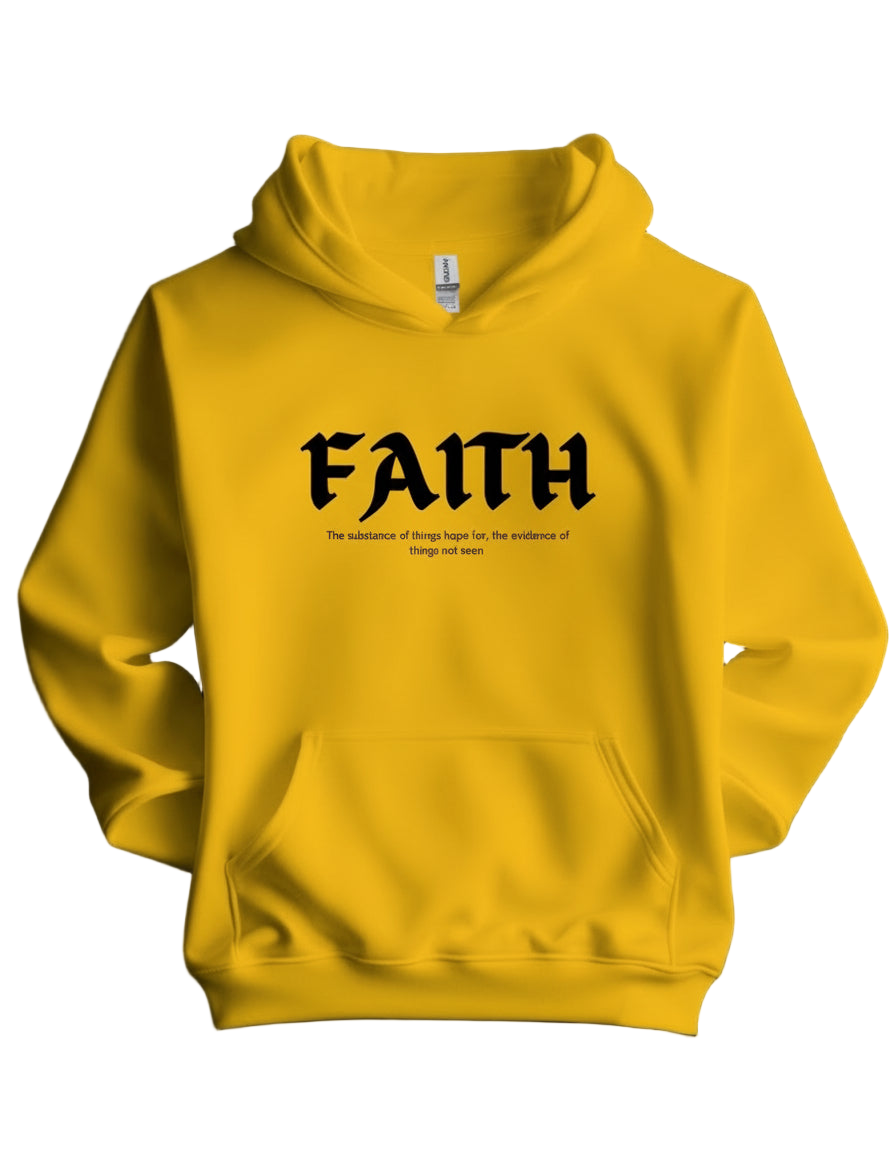 Faith Yellow Hoodie – Vasthr Collection