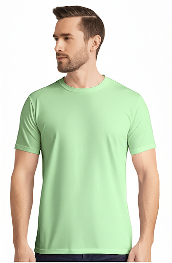 Vasthr Kiwi Green T-Shirt – Premium Comfort