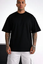 Night Guardian Oversized T-Shirt – Owl Edition – Black by Vasthr