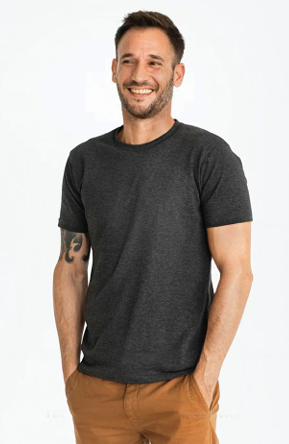 Vasthr Classic Black Crew Neck T-Shirt