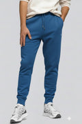 Smoky Blue Premium Joggers by Vasthr